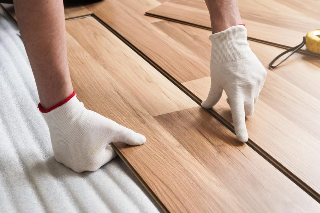 installing flooring for your home renovation project