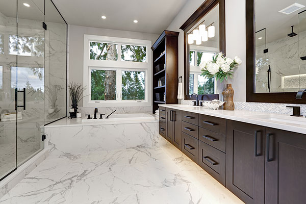 modern bathroom additions