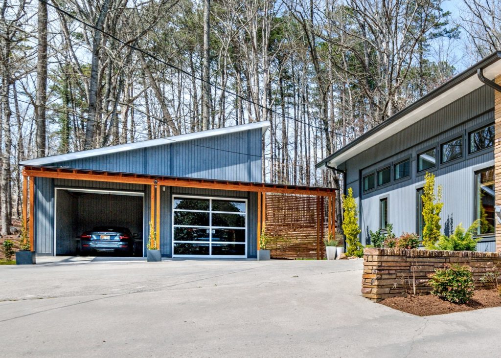 modern garage additions