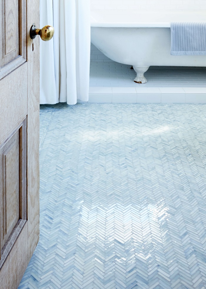 Glass Bathroom Floor Tiles